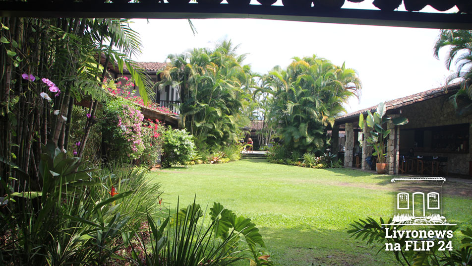 Jardim da Pousada Literária de Paraty. Foto: Dani Costa Russo