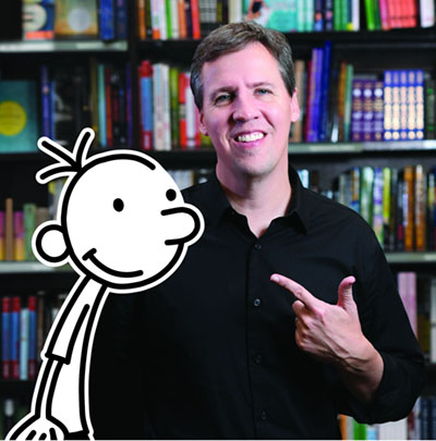 Jeff Kinney. Foto: Filip Wollak / Divulgação